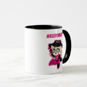 Nerdy Girl Superhero Mug Mini (Devant droit)