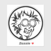 Nerdy guy sticker (Vel)