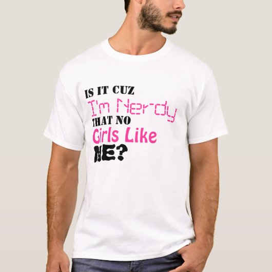 Nerdy Guy T-shirt (Voorkant)