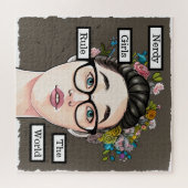Nerdy meisjes heersen over de wereld legpuzzel (Horizontaal)
