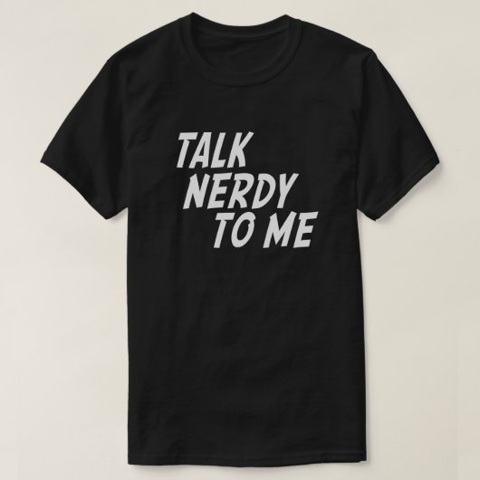 NERDY NAAR MIJ T-SHIRT (Design voorkant)