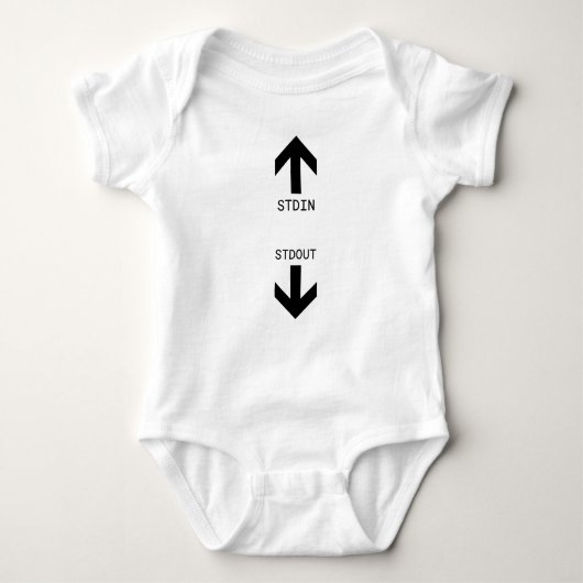 Nerdy *NIX programmeur Romper (Voorkant)