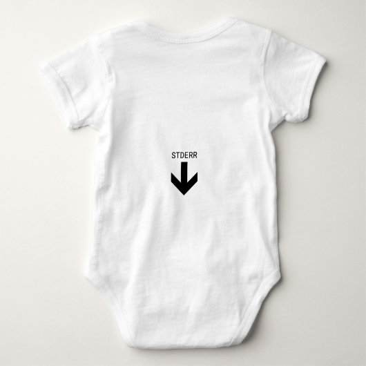 Nerdy *NIX programmeur Romper (Achterkant)