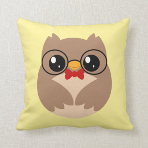 Nerdy Owl Kussen