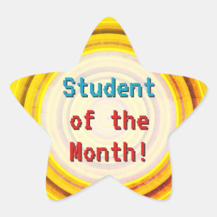 Nerdy: "Student van de maand!" Sticker