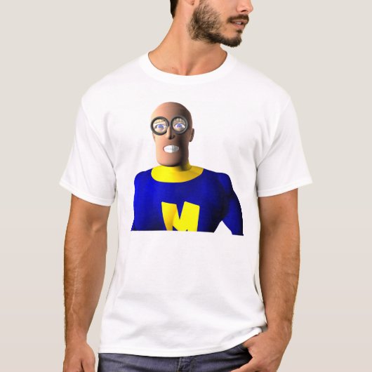 Nerdy Super Hero T-shirt (Voorkant)