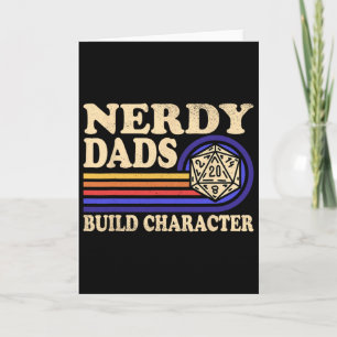 Nerdy Vader Rpg Gamen D20 Tafel Top Games Grappig Kaart