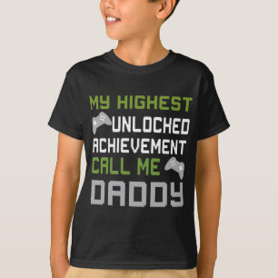 Nerdy Vaderdag Gamer Vader Video Games T-shirt