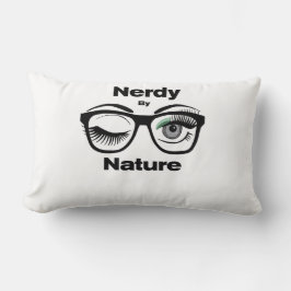 Nerdy van Natuur Funny Geek Design met bril Kussen