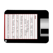 Nerdy Wedding Save the Date Floppy Disk Magneet (Horizontaal)
