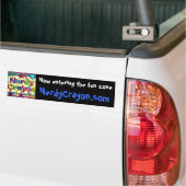 NerdyCrayon.com Blue bumper sticker (Op Truck)