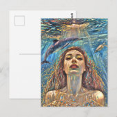 "Nerena" onder stille wateren Briefkaart (Voorkant / Achterkant)