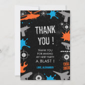 Nerf verjaardagdank u kaart pistool water dart oor (Voorkant)