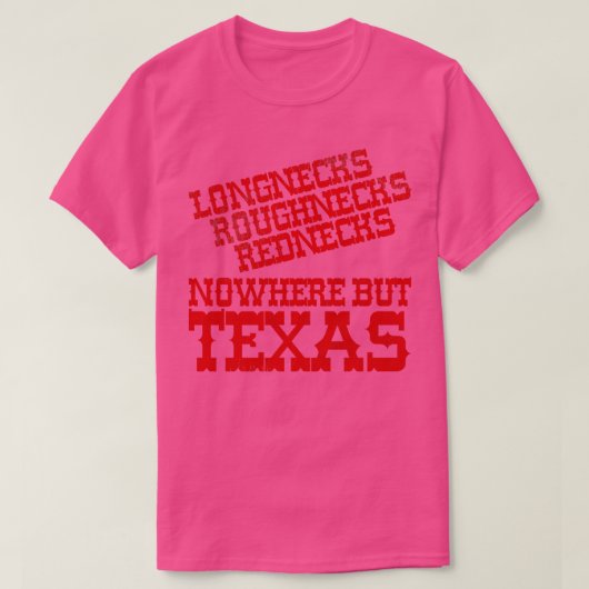 Nergens anders dan Texas T-shirt (Design voorkant)