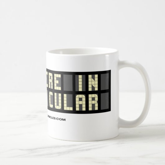 "Nergens in het bijzonder" koffie-Mok Koffiemok (Rechts)
