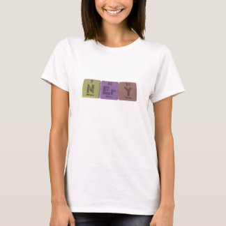 Nerie als stikstof Erbium Yttrium T-shirt