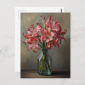 Nerinesbloemen Briefkaart (Voorkant / Achterkant)