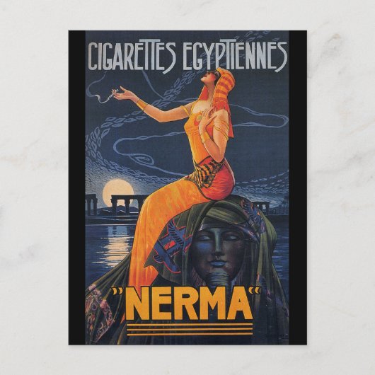 NERMA Cigaretten Egyptenaren Briefkaart (Voorkant)