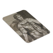 Nero Claudius Caesar Emperor van Rome 54-68 AD Magneet (Rechterzijde)
