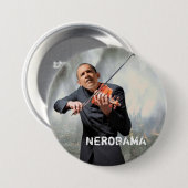 NEROBAMA RONDE BUTTON 7,6 CM (Voorkant /achterkant)