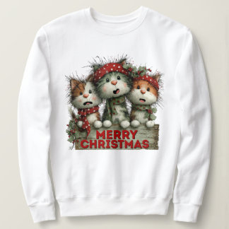 Nerry Christmas Cats Trui