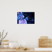 Nerve synapse poster (Keuken)