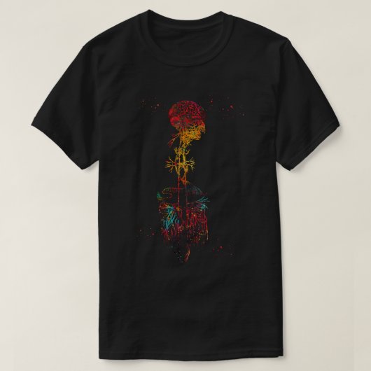 Nervus vagus art 1 t-shirt (Design voorkant)