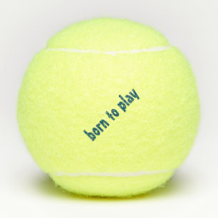 Nés pour jouer balle de tennis (Penn) bleu océan