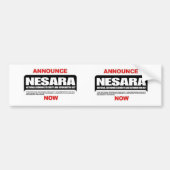 Nesara bumper sticker (Voorkant)