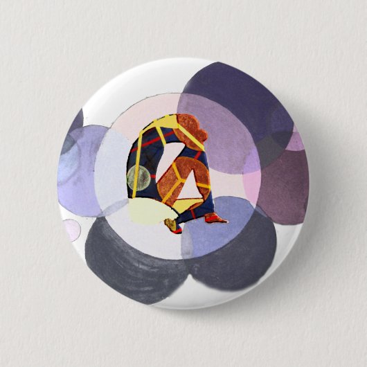 Neshama Ronde Button 5,7 Cm (Voorkant)