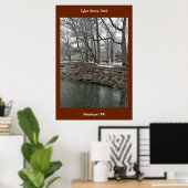 Neshaminy Creek Tyler State Park Poster (Thuiskantoor)