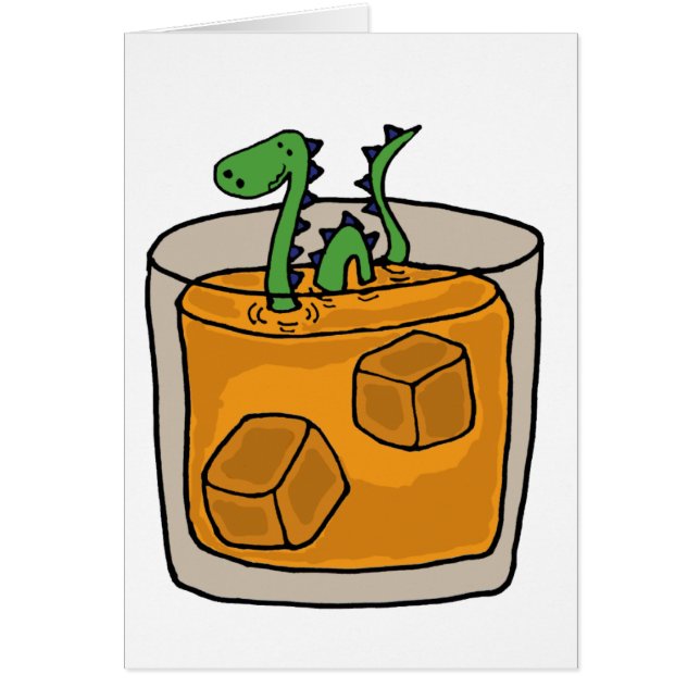 Ness Monster vergrendelen in Scotch Whiskey Glass (Voorkant)