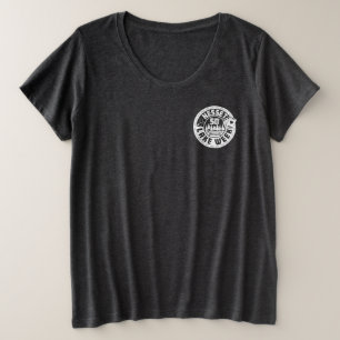 Nesset Plus Kaart Voorhoek Grote Maat T-shirt