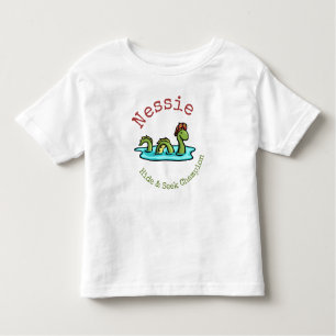 Nessie, de Loch Ness Monster, Huid & Seek Champ Kinder Shirts