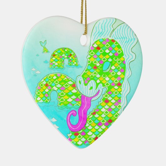 Nessie Keramisch Ornament (Rechts)