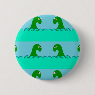 Nessie Pattern Ronde Button 5,7 Cm