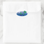 Nessie Ronde Sticker (Tas)