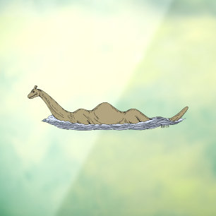 Nessie the Loch Ness Monster Raamsticker