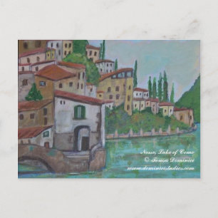 Nesso, Comomeer in Italië Briefkaart