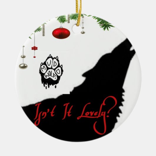 N'est-ce pas merveilleux ornement en céramique (Devant)