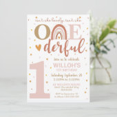 N'est-elle pas géniale 1er anniversaire Invitation (Debout devant)