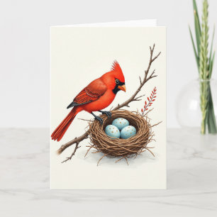 Nest Illustratie Moederdag kaart