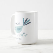 Nest of Love beroemd gemaakt door Mama Bird Art Koffiemok (Voorkant links)