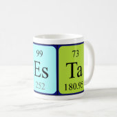 Nesta nom de table périodique mug 1 (Devant droit)