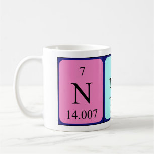 Nesta nom de table périodique mug 1