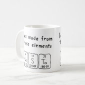 Nesta nom de table périodique mug 6 (Devant gauche)