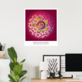 Nested Polyhedra Poster (Thuiskantoor)