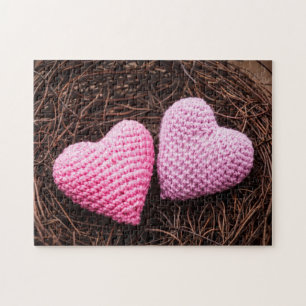 Nesten met hart legpuzzel