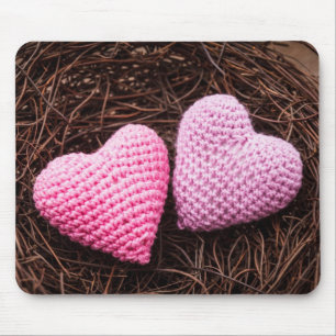 Nesten met hart muismat