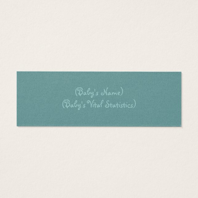 nesten mini visitekaartjes (Achterkant)